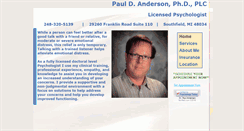 Desktop Screenshot of drpauldanderson.com